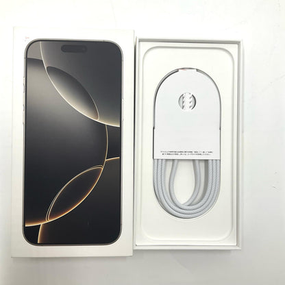 【全額返金保証】【最速発送】Apple iPhone iPhone 16 Pro Max 256GB ナチュラルチタニウム SIMフリー 白ロム 超美品 動作確認済 96%