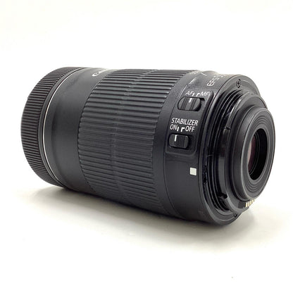 【全額返金保証】【最速発送】Canon EF-S55-250mm F4-5.6 IS STM 美品 動作確認済