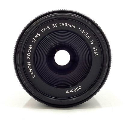 【全額返金保証】【最速発送】Canon EF-S55-250mm F4-5.6 IS STM 美品 動作確認済