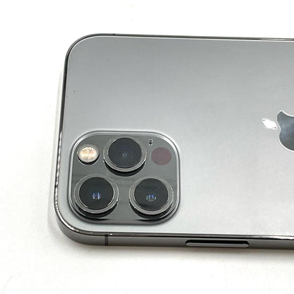 【全額返金保証】【最速発送】Apple iPhone iPhone 12 Pro 256GB グラファイト au 白ロム 動作確認済 89%