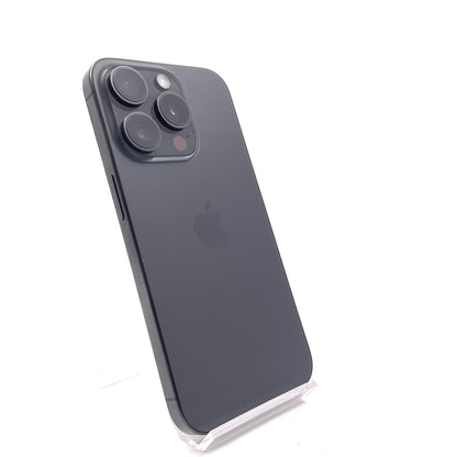 【全額返金保証】【最速発送】Apple iPhone iPhone 15 Pro 128GB ブラックチタニウム SIMフリー 白ロム 動作確認済 87%
