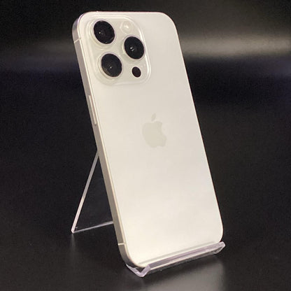 【全額返金保証】【最速発送】Apple iPhone iPhone 15 Pro 1TB ホワイトチタニウム SIMフリー 白ロム 動作確認済 85%