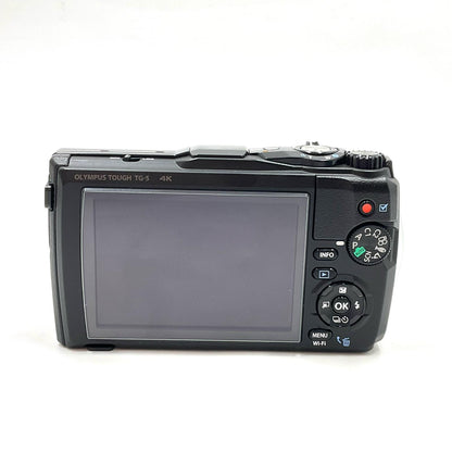 【全額返金保証】【最速発送】OLYMPUS コンパクトデジタルカメラ OLYMPUS Tough TG-5 ブラック 動作確認済