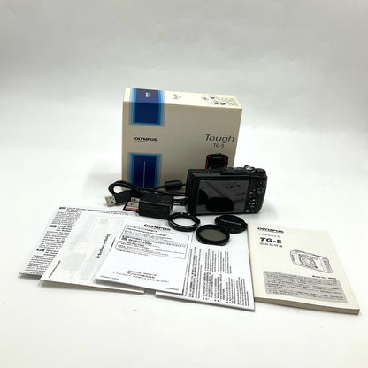【全額返金保証】【最速発送】OLYMPUS コンパクトデジタルカメラ OLYMPUS Tough TG-5 ブラック 動作確認済