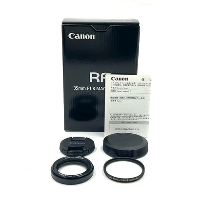 【全額返金保証】【最速発送】Canon RF35mm F1.8 マクロ IS STM 美品 動作確認済