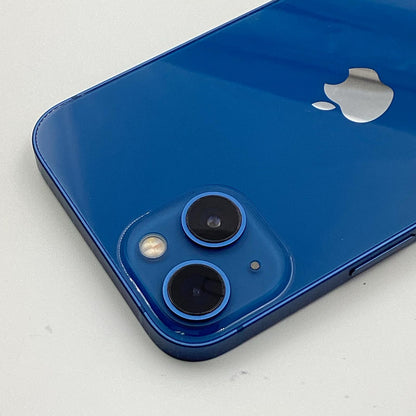 【全額返金保証】【最速発送】Apple iPhone iPhone 13 128GB ブルー au 白ロム 動作確認済 78%