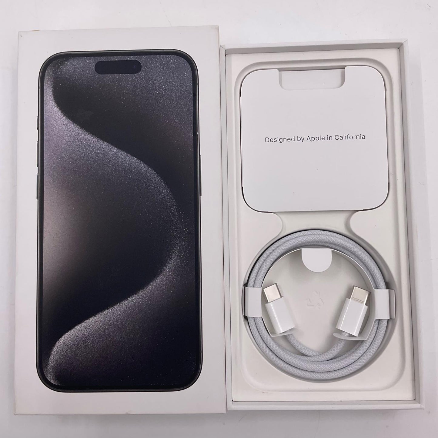 【全額返金保証】【最速発送】Apple iPhone iPhone 15 Pro 256GB ブラックチタニウム SIMフリー 白ロム 美品 動作確認済 90%
