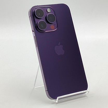 【全額返金保証】【最速発送】Apple iPhone iPhone 14 Pro 128GB ディープパープル docomo 白ロム 超美品 動作確認済 100%