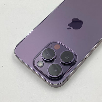 【全額返金保証】【最速発送】Apple iPhone iPhone 14 Pro 128GB ディープパープル docomo 白ロム 超美品 動作確認済 100%