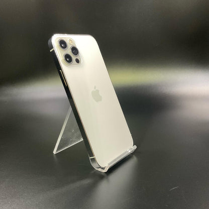 【全額返金保証】【最速発送】Apple iPhone iPhone 12 Pro 256GB シルバー au 白ロム 動作確認済 82%