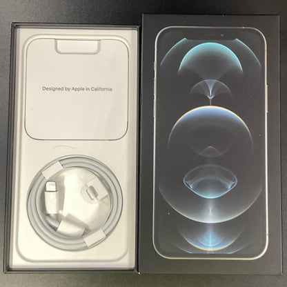 【全額返金保証】【最速発送】Apple iPhone iPhone 12 Pro 256GB シルバー au 白ロム 動作確認済 82%