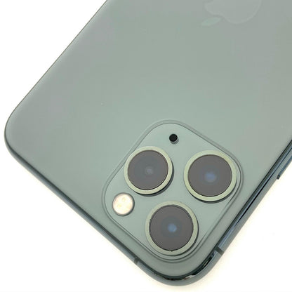 【全額返金保証】【最速発送】Apple iPhone iPhone 11 Pro 256GB ミッドナイトグリーン Softbank SIMフリー 白ロム 動作確認済 78%
