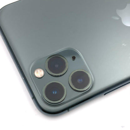 【全額返金保証】【最速発送】Apple iPhone iPhone 11 Pro 64GB ミッドナイトグリーン SIMフリー 白ロム 動作確認済 83%