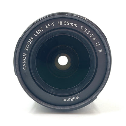【全額返金保証】【最速発送】Canon EF-S18-55mm F3.5-5.6 IS II 動作確認済