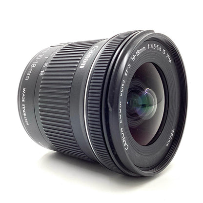 【最速発送】Canon EF-S10-18mm F4.5-5.6 IS STM【難有】