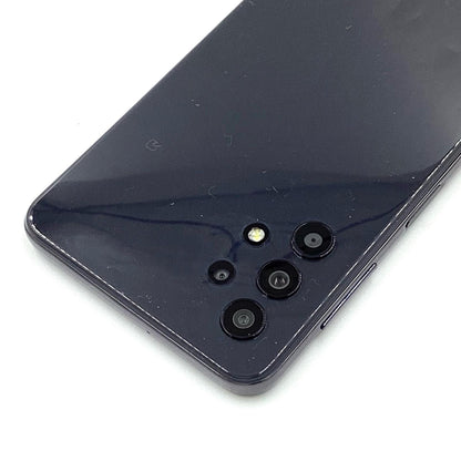 【全額返金保証】【最速発送】SAMSUNG Galaxy A32 5G 64GB オーサムブラック au SCG08 白ロム 動作確認済
