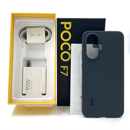 【全額返金保証】【最速発送】Xiaomi POCO F7 256GB シルバー SIMフリー 25053PC47G 白ロム 超美品 動作確認済