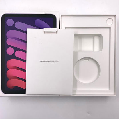 【全額返金保証】【最速発送】Apple iPad mini 8.3インチ 第6世代 64GB パープル WiFi+Cellular SIMフリー 白ロム 動作確認済