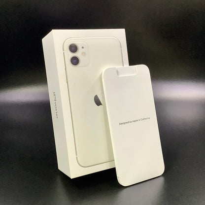 【全額返金保証】【最速発送】Apple iPhone iPhone 11 64GB ホワイト au 白ロム 動作確認済 85%