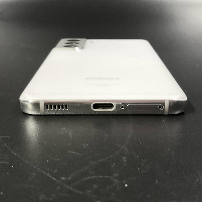 【最速発送】SAMSUNG Galaxy S21 5G 256GB ファントムホワイト au SCG09【難有】