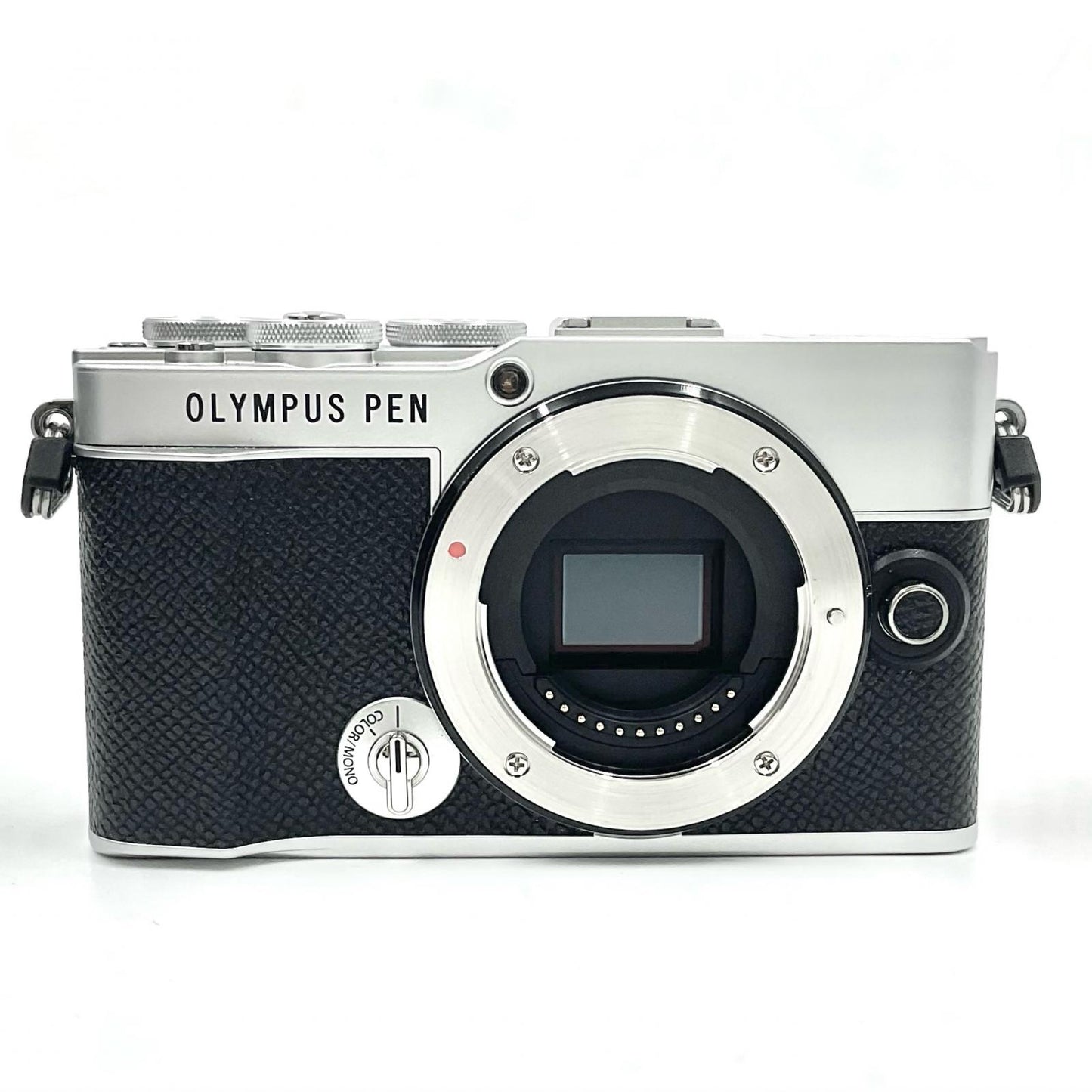 【全額返金保証】【最速発送】OLYMPUS デジタル一眼 PEN E-P7 EZダブルズームキット シルバー 美品 動作確認済