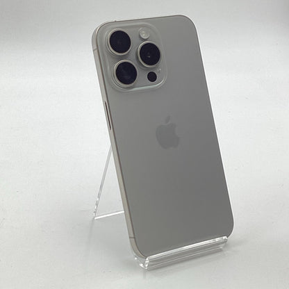 【全額返金保証】【最速発送】Apple iPhone iPhone 15 Pro 256GB ナチュラルチタニウム SIMフリー 白ロム 超美品 動作確認済 100%