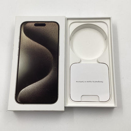 【全額返金保証】【最速発送】Apple iPhone iPhone 15 Pro 256GB ナチュラルチタニウム SIMフリー 白ロム 超美品 動作確認済 100%