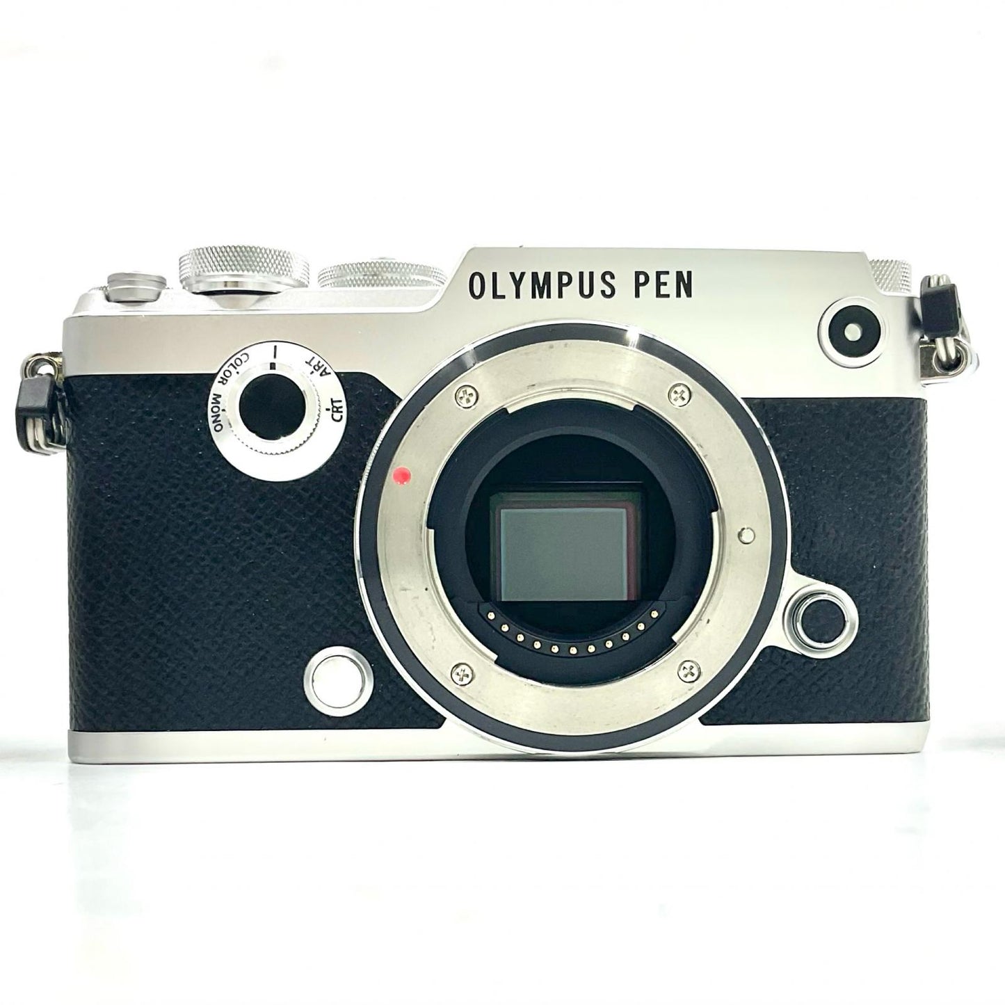 【全額返金保証】【最速発送】OLYMPUS デジタル一眼 PEN-F ボディ シルバー 動作確認済