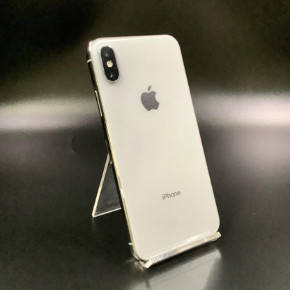 【全額返金保証】【最速発送】Apple iPhone iPhone X 64GB シルバー docomo 白ロム 動作確認済 100%