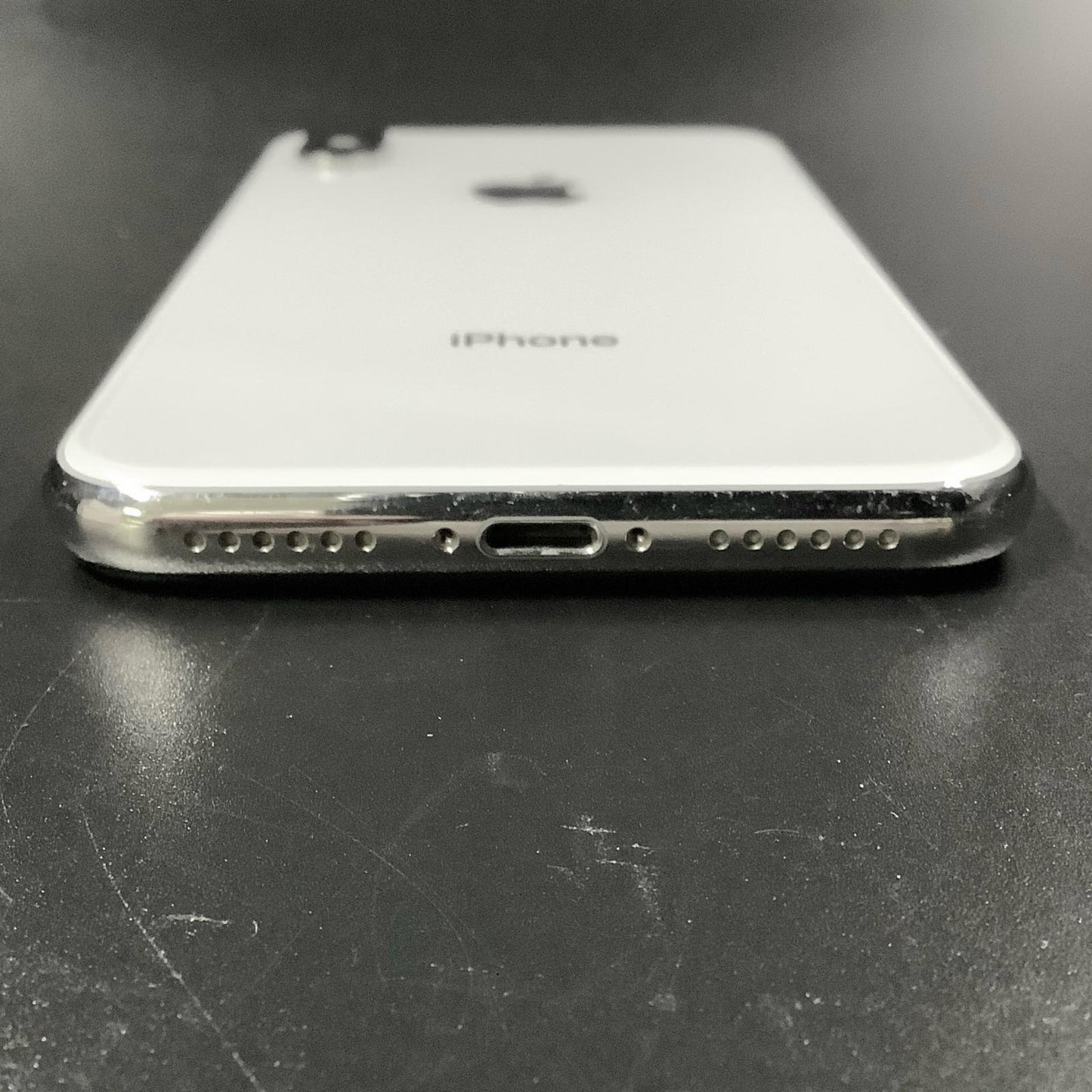 【全額返金保証】【最速発送】Apple iPhone iPhone X 64GB シルバー docomo 白ロム 動作確認済 100%