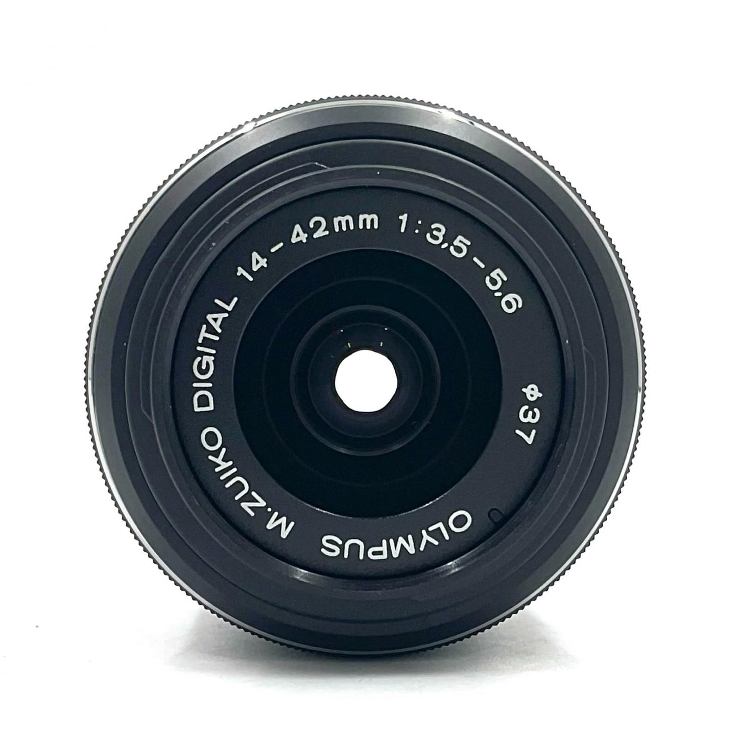 【全額返金保証】【最速発送】OLYMPUS M.ZUIKO DIGITAL 14-42mm F3.5-5.6 II R [ブラック] 美品 動作確認済