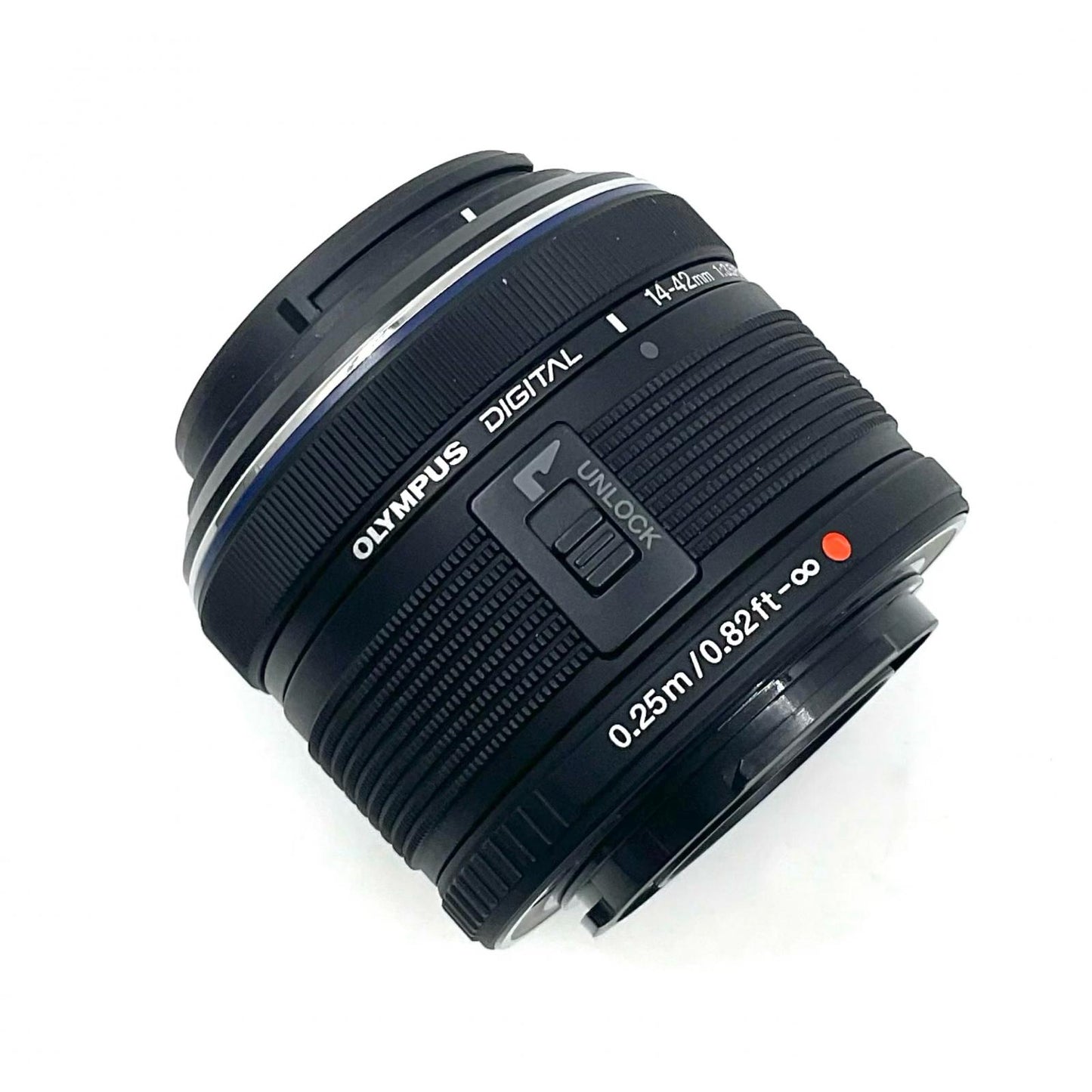 【全額返金保証】【最速発送】OLYMPUS M.ZUIKO DIGITAL 14-42mm F3.5-5.6 II R [ブラック] 美品 動作確認済