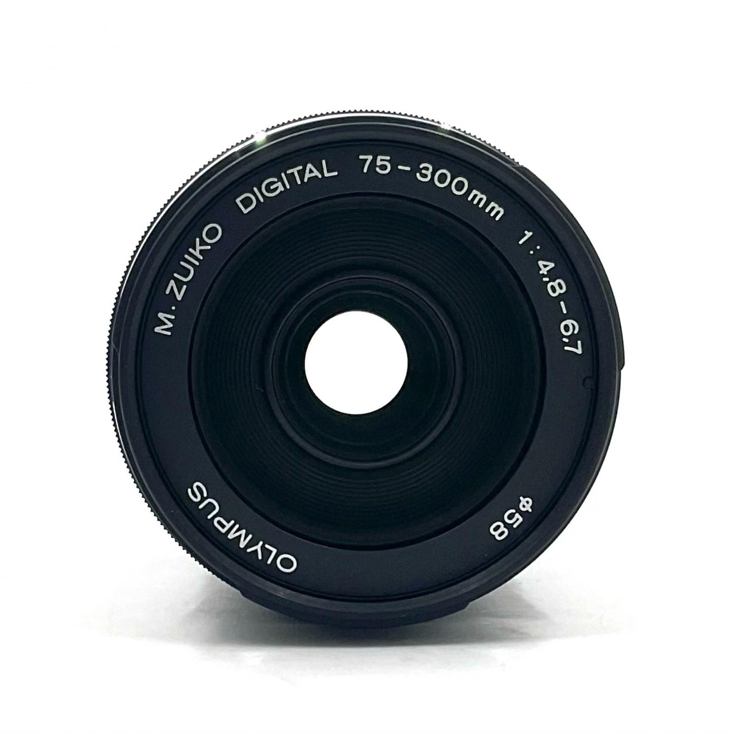 【全額返金保証】【最速発送】OLYMPUS M.ZUIKO DIGITAL ED 75-300mm F4.8-6.7 II [ブラック] 美品 動作確認済