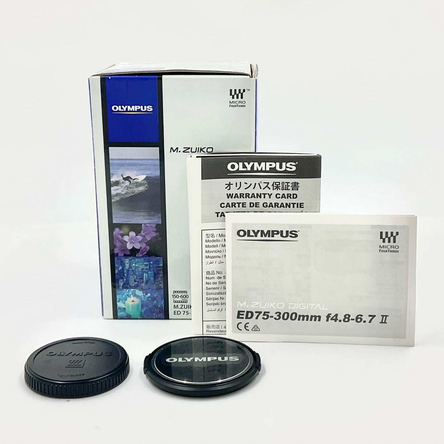 【全額返金保証】【最速発送】OLYMPUS M.ZUIKO DIGITAL ED 75-300mm F4.8-6.7 II [ブラック] 美品 動作確認済