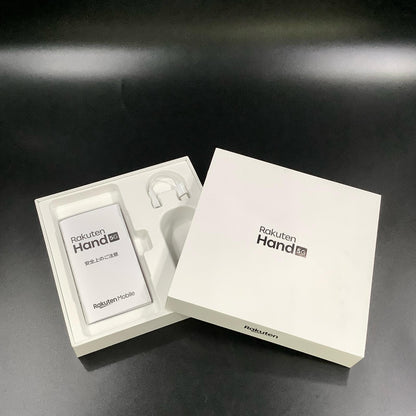【全額返金保証】【最速発送】楽天モバイル Rakuten Hand 5G 128GB ホワイト 楽天モバイル SIMフリー P780 白ロム 動作確認済