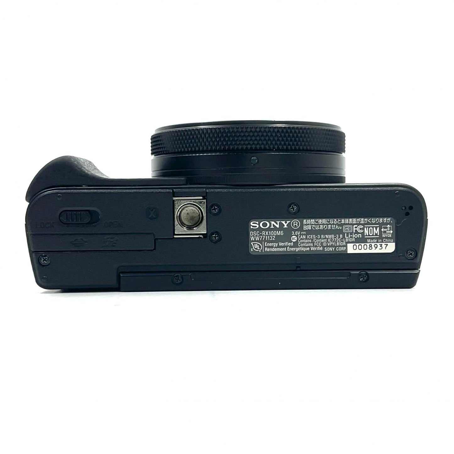 【全額返金保証】【最速発送】Sony コンパクトデジタルカメラ サイバーショット DSC-RX100M6 [ブラック] 美品 動作確認済