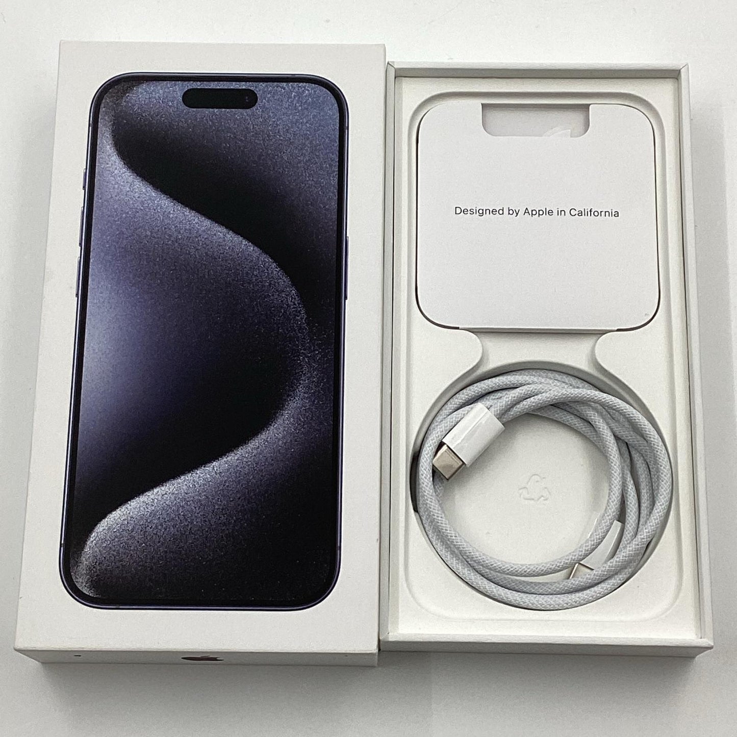 【全額返金保証】【最速発送】Apple iPhone iPhone 15 Pro 128GB ブルーチタニウム SIMフリー 白ロム 動作確認済 90%