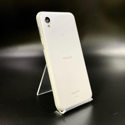 【全額返金保証】【最速発送】SHARP AQUOS sense2 32GB シルキーホワイト docomo SH-01L 白ロム 動作確認済