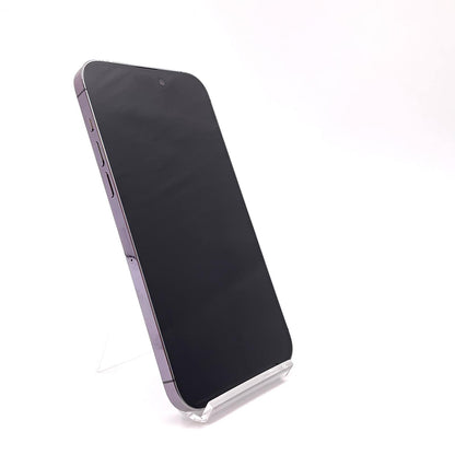 【全額返金保証】【最速発送】Apple iPhone iPhone 14 Pro Max 128GB ディープパープル SIMフリー 白ロム 美品 動作確認済 90%