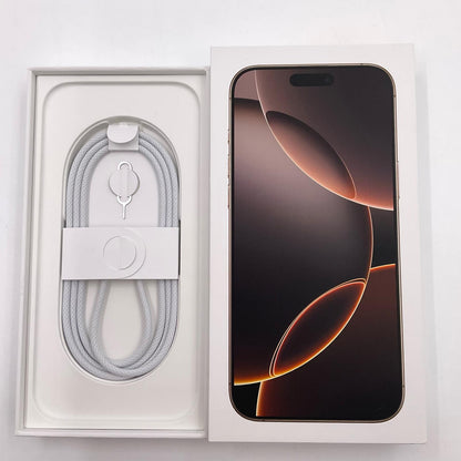 【全額返金保証】【最速発送】Apple iPhone iPhone 16 Pro Max 256GB デザートチタニウム SIMフリー 白ロム 美品 動作確認済 100%