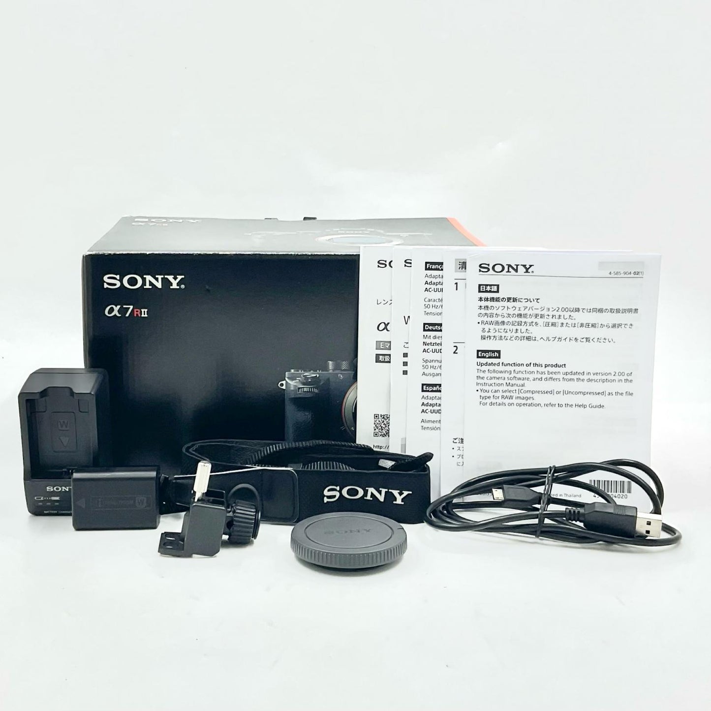 【全額返金保証】【最速発送】Sony デジタル一眼 α7R II ILCE-7RM2 ボディ ブラック 動作確認済
