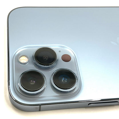 【全額返金保証】【最速発送】Apple iPhone iPhone 13 Pro Max 256GB シエラブルー docomo SIMフリー 白ロム 動作確認済 85%