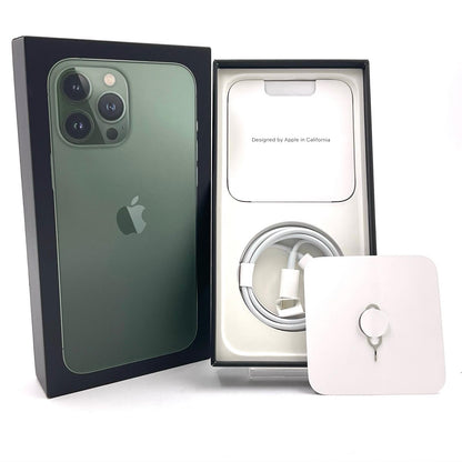 【最速発送】Apple iPhone iPhone 13 Pro Max 128GB アルパイングリーン SIMフリー 白ロム【難有】 82%