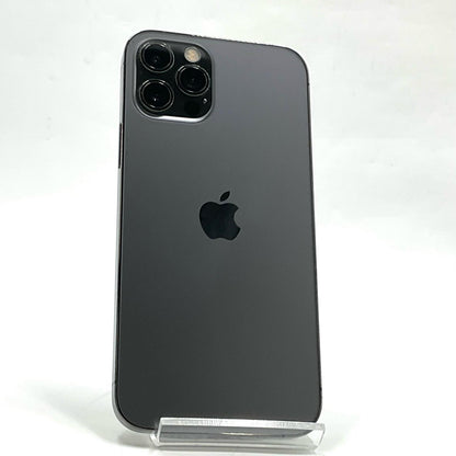 【全額返金保証】【最速発送】Apple iPhone iPhone 12 Pro 256GB グラファイト au 白ロム 動作確認済 89%