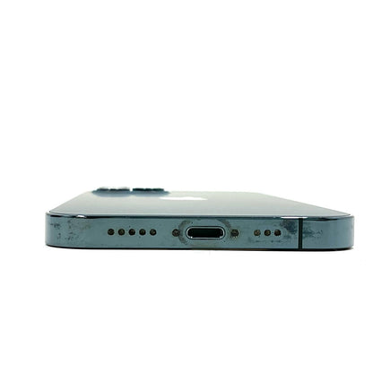 【全額返金保証】【最速発送】Apple iPhone iPhone 12 Pro 128GB パシフィックブルー docomo SIMフリー 白ロム 動作確認済 85%