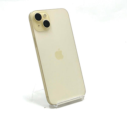 【全額返金保証】【最速発送】Apple iPhone iPhone 15 Plus 128GB イエロー SIMフリー 白ロム 超美品 動作確認済 100%