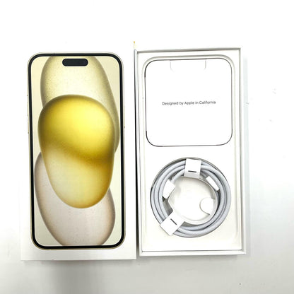 【全額返金保証】【最速発送】Apple iPhone iPhone 15 Plus 128GB イエロー SIMフリー 白ロム 超美品 動作確認済 100%