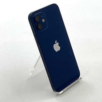 【全額返金保証】【最速発送】Apple iPhone iPhone 12 256GB ブルー au 白ロム 動作確認済 86%