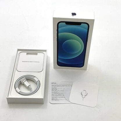 【全額返金保証】【最速発送】Apple iPhone iPhone 12 256GB ブルー au 白ロム 動作確認済 86%