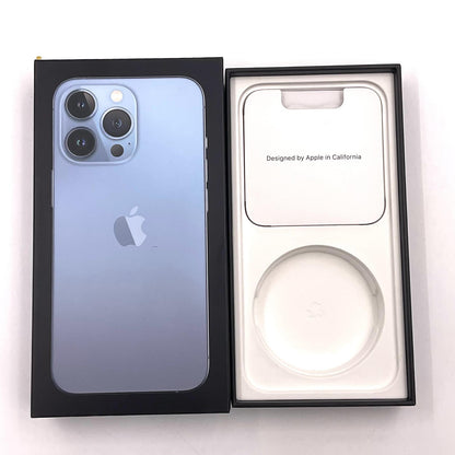 【全額返金保証】【最速発送】Apple iPhone iPhone 13 Pro 128GB シエラブルー docomo 動作確認済 76%